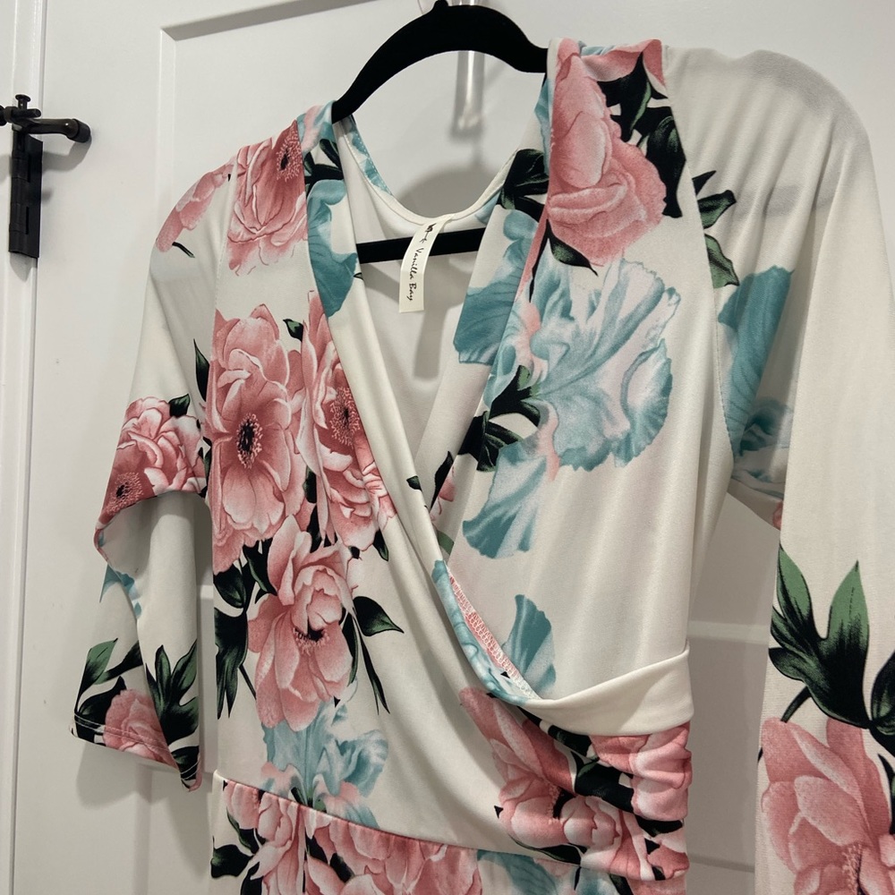 White Wrap Maxi Dress